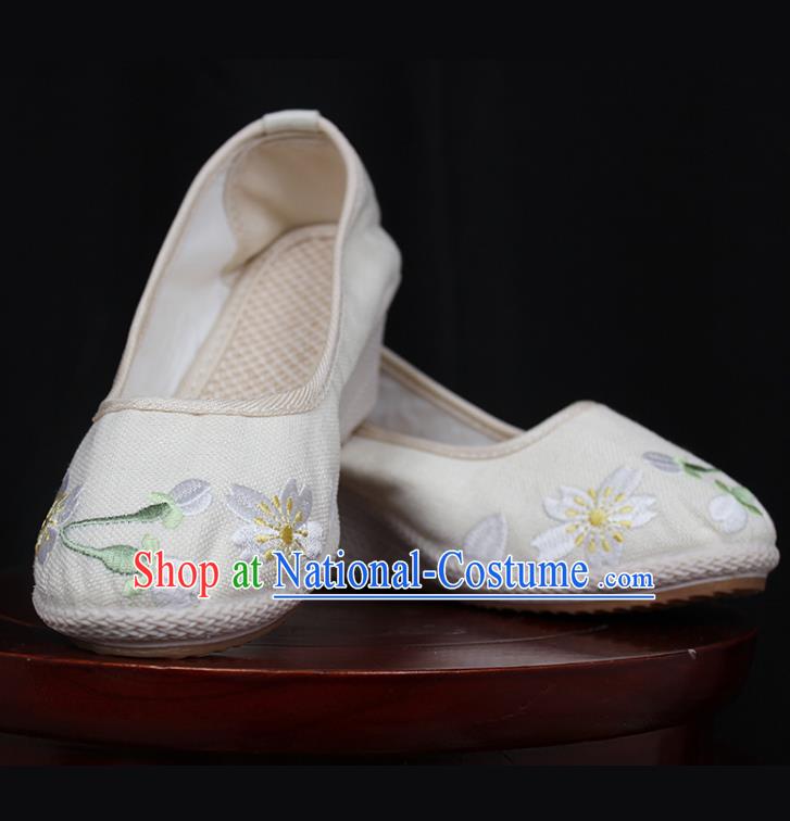 Asian Chinese Shoes Wedding Shoes Princess Shoes, Traditional China Handmade Hanfu Shoes Embroidered Shoes