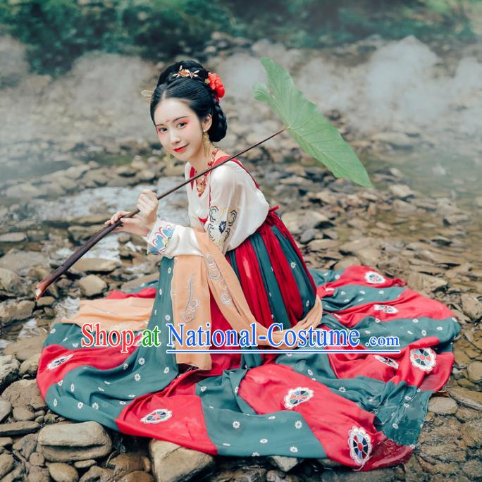 Ancient Chinese Costume Chinese Style Wedding Dress Tang Dynasty hanfu princess Clothing