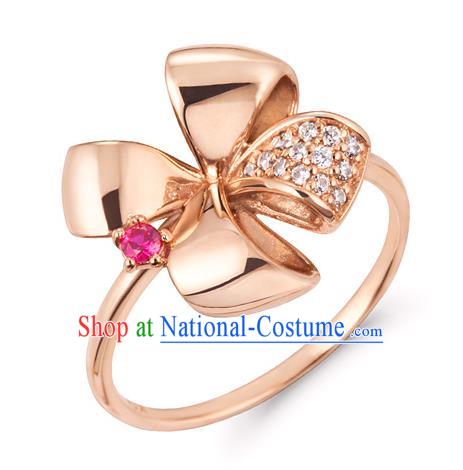 Traditional Korean Accessories Asian Korean Fashion Wedding 14K Gold Rings for Women