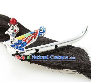 Traditional Korean Hair Accessories Bride Hair Claw, Asian Korean Fashion Wedding Hair Decorations for Kids