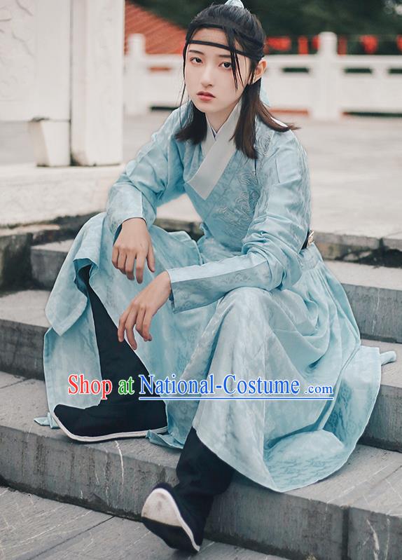 Traditional Chinese Ming Dynasty Female Swordsman Clothing Ancient Imperial Guards Hanfu Embroidered Costume for Women