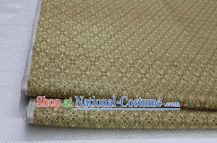 Chinese Traditional Ancient Costume Palace Pattern Cheongsam Curtain Bronze Brocade Tang Suit Fabric Hanfu Material