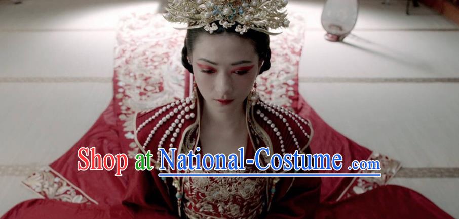 Traditional Ancient Chinese Costume Elegant  Han Dynasty Hanfu Embroidered Clothing