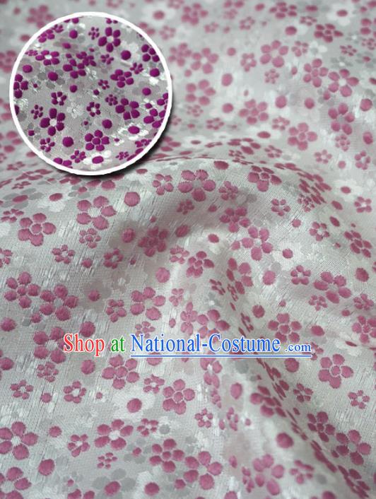 Chinese Traditional Royal Palace Plum Blossom Pattern Design Brocade Mongolian Robe Fabric Ancient Costume Tang Suit Cheongsam Hanfu Material