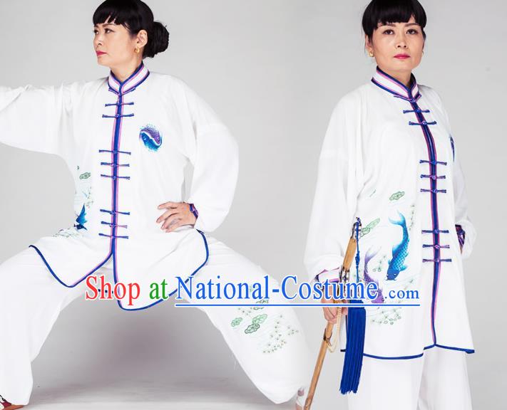 Top Kung Fu Costume Martial Arts Kung Fu Training Uniform Gongfu Shaolin Wushu Clothing for Men Women