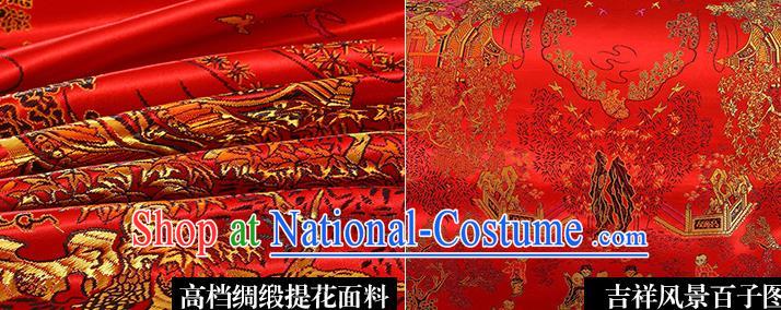 Traditional Chinese Style Wedding Bedding Article Embroidery Dragon and Phoenix Sheet and Duvet Cover Red Textile Bedding Suit