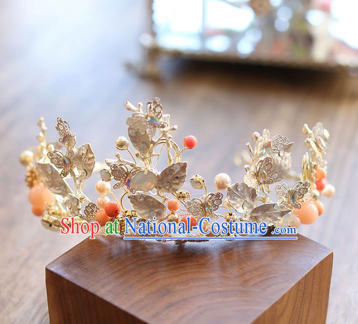 Chinese Traditional Bride Hair Jewelry Accessories Wedding Baroque Retro Opal Hair Clasp for Women