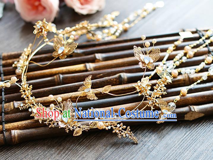 Chinese Hair Jewelry Accessories Xiuhe Suit Hairpins Headwear Headdress Hair Crown for Women