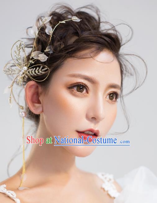 Chinese Traditional Bride Jewelry Accessories Eardrop Princess Wedding Tassel Earrings for Women