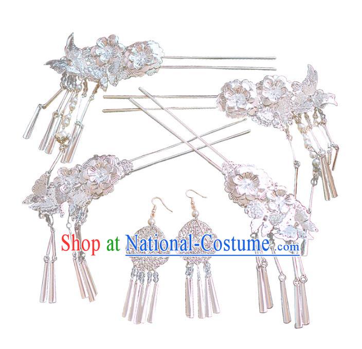 Chinese Hair Jewelry Accessories Xiuhe Suit Hairpins Headwear Headdress Hair Crown for Women