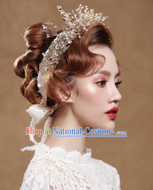 Chinese Hair Jewelry Accessories Xiuhe Suit Hairpins Headwear Headdress Hair Crown for Women