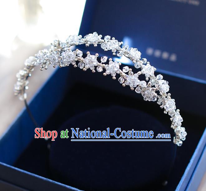 Chinese Traditional Bride Hair Accessories Wedding Crystal Hair Clasp Headwear for Women