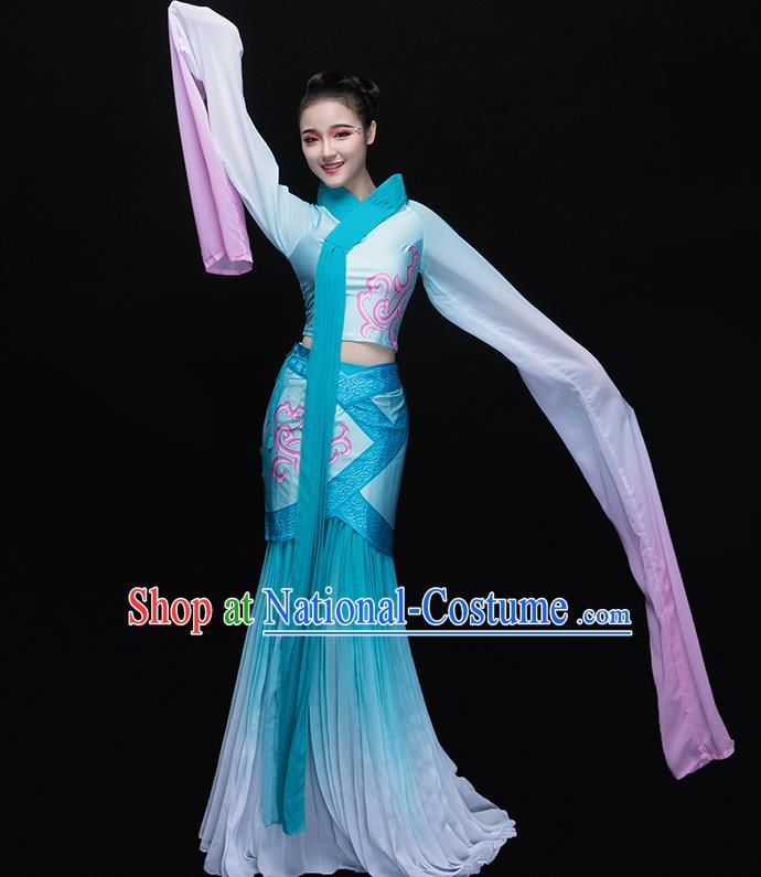 Traditional Chinese Classical Dancing Costume, China Yangko Costume Fairy Dance Hanfu Clothing for Women