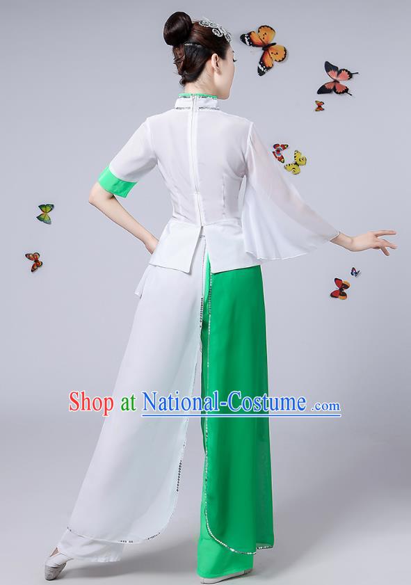 Traditional Chinese Yangge Fan Dancing Costume Classical Dance Modern Dance Dress Clothing