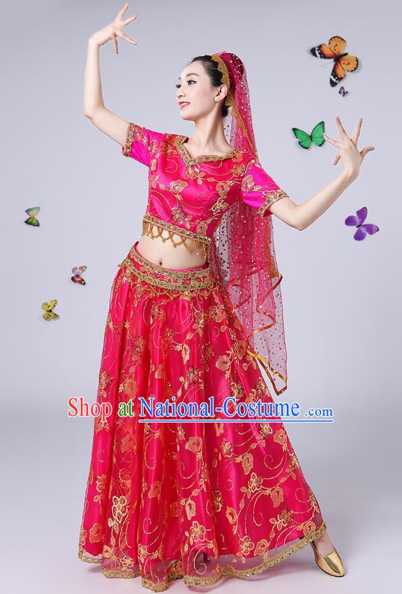 Traditional Chinese Yangge Fan Dancing Costume Classical Dance Modern Dance Dress Clothing