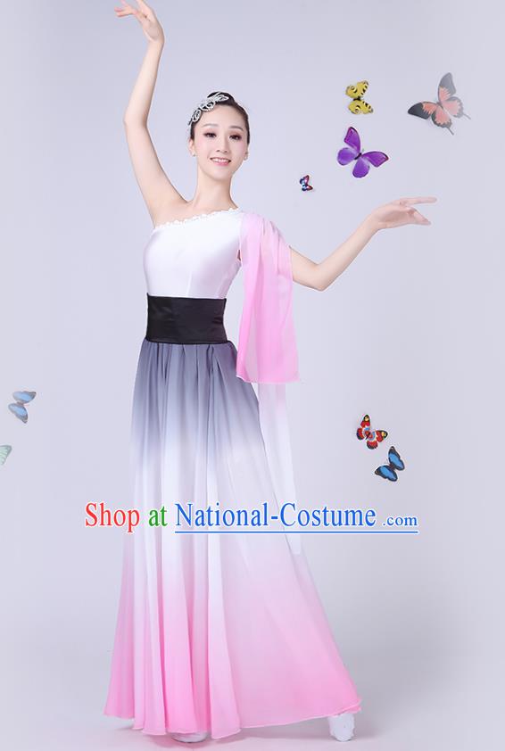 Traditional Chinese Yangge Fan Dancing Costume Classical Dance Modern Dance Dress Clothing