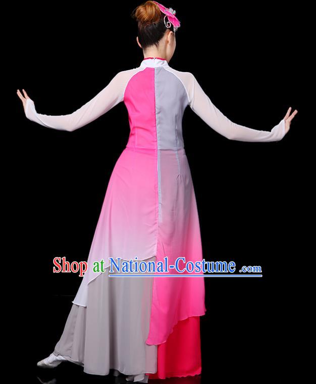 Traditional Chinese Yangge Fan Dancing Costume Classical Dance Modern Dance Dress Clothing