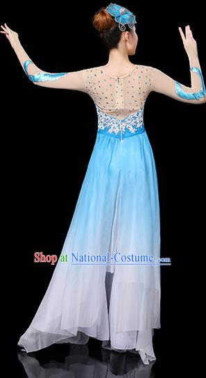 Traditional Chinese Yangge Fan Dancing Costume Classical Dance Modern Dance Dress Clothing