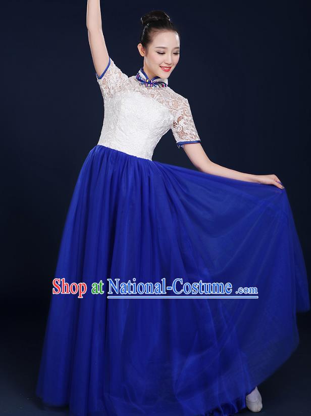 Traditional Chinese Yangge Fan Dancing Costume Classical Dance Modern Dance Dress Clothing