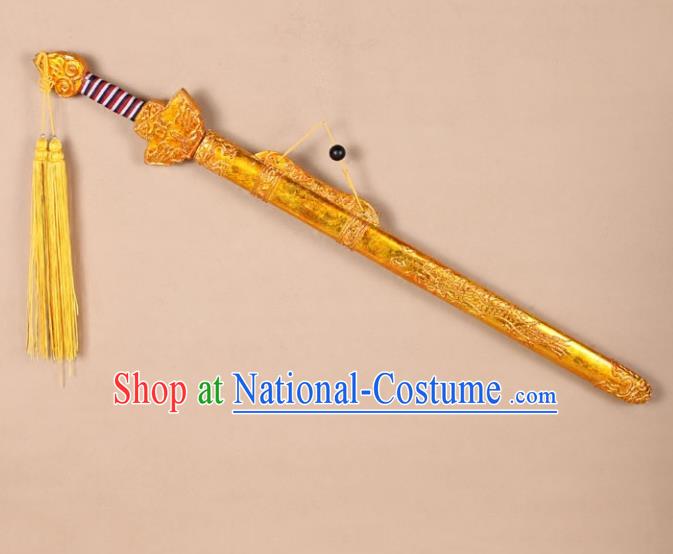 Asian Chinese Beijing Opera Sword, Traditional China Peking Opera Emperor Sword