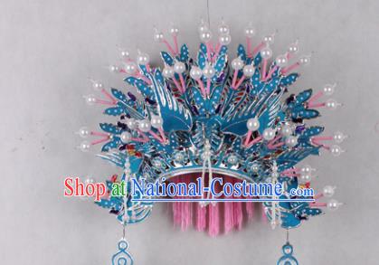 Asian Chinese Beijing Opera Imperial Empress Phoenix Coronet, Traditional China Peking Opera Actress Headwear