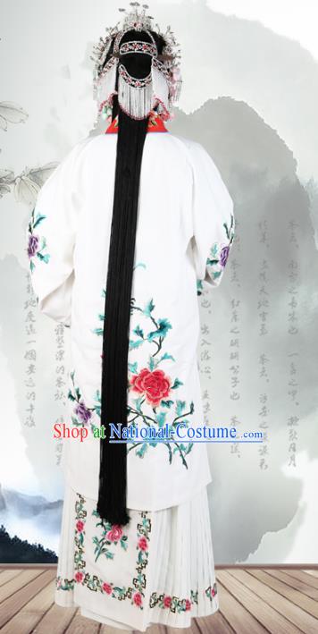 Traditional China Beijing Opera Costume Gifted Scholar Embroidered Robe and Hat Ancient Chinese Peking Opera Embroidery Clothing