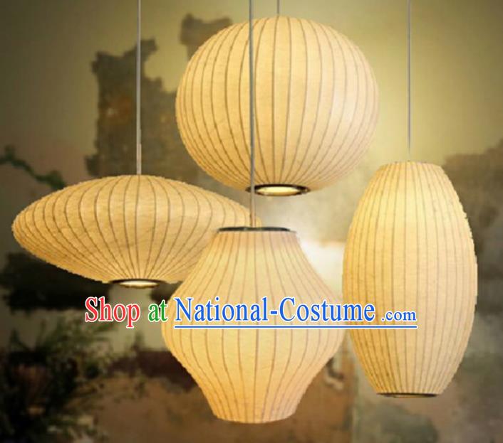 Traditional Chinese Handmade Silk Palace Lantern China Ceiling Palace Lamp Complete Set