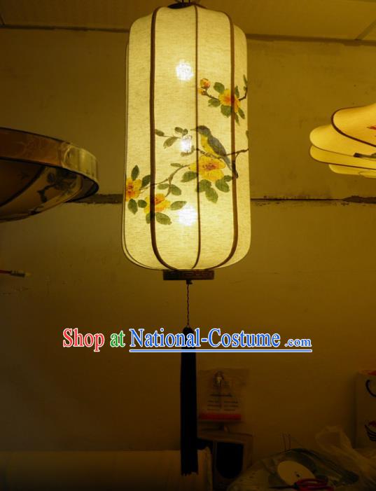 Traditional Chinese Handmade Painting Silk Palace Lantern China Ceiling Palace Lamp