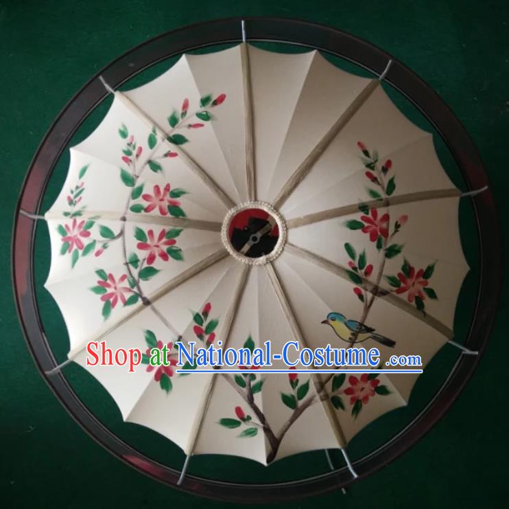 Traditional Chinese Handmade Painting Flowers Birds Palace Lantern China Ceiling Palace Lamp