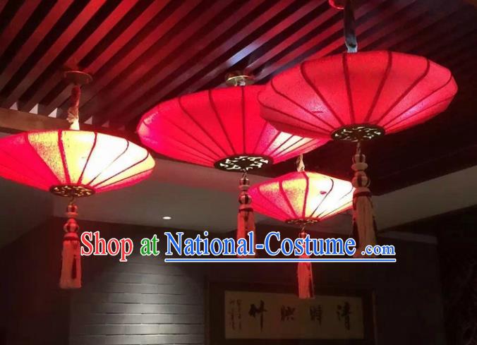 Traditional Chinese Handmade Red Sheepskin Palace Lantern China Ceiling Palace Lamp