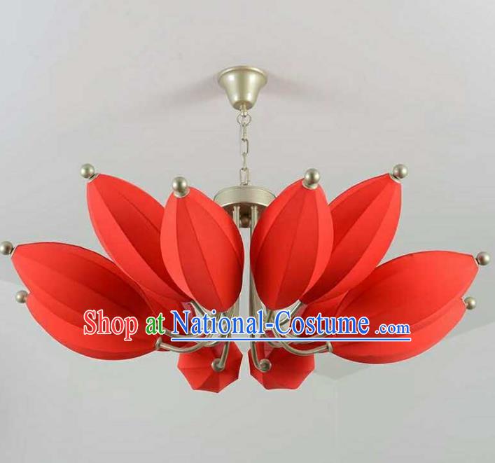 Traditional Chinese Handmade Lotus Palace Lantern China Ceiling Palace Lamp