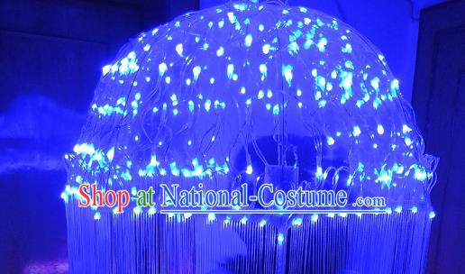 Top Performance Brazilian Carnival Catwalks LED Lights Umbrella Halloween Tassel Umbrella