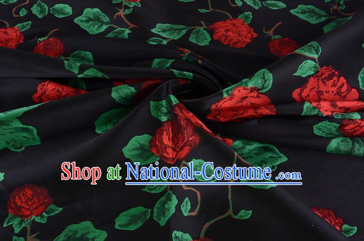 Chinese Traditional Flower Silk Fabric Brocade Embroidered Fabric Dress Material