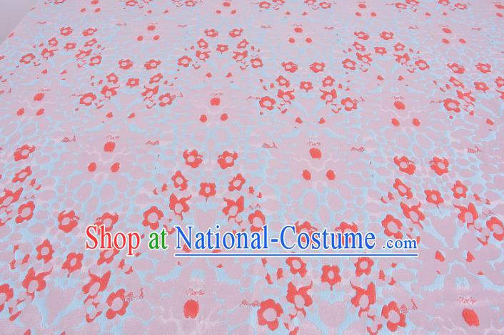 Chinese Traditional Costume Royal Palace Pink Satin Brocade Fabric, Chinese Ancient Clothing Drapery Hanfu Cheongsam Material