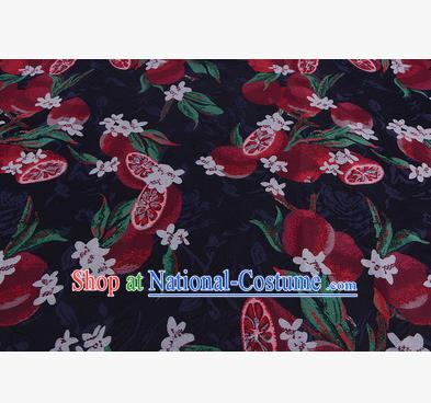 Chinese Traditional Costume Royal Palace Red Lotus Root Pattern Satin Brocade Fabric, Chinese Ancient Clothing Drapery Hanfu Cheongsam Material