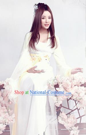 Traditional Ancient Chinese Swordsman Costumes Elegant Hanfu Clothing for Women