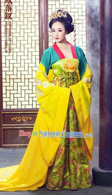 Ancient Chinese Costume Chinese Style Wedding Dress Tang Dynasty Clothing