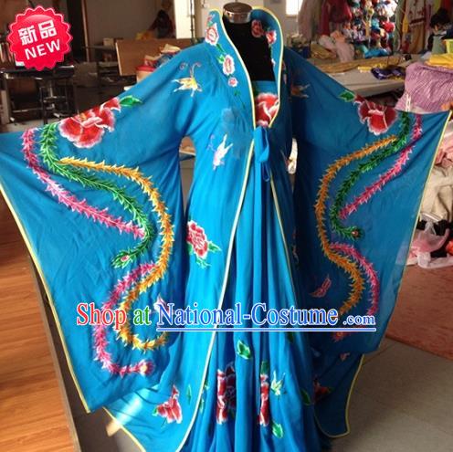 Traditional Ancient Chinese Peking Opera Imperial Emperess Costume Phoenix Robe, Elegant Hanfu Clothing Chinese Tang Dynasty Imperial Emperess Clothing for Women