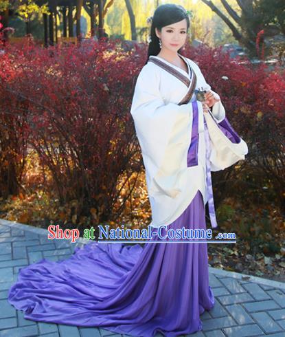 Traditional Ancient Chinese Imperial Consort Costume, Chinese Han Dynasty Noble Lady Dress, Chinese Imperial Princess Hanfu Clothing for Women