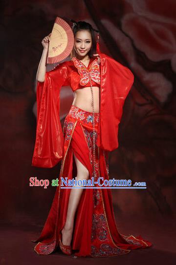 Ancient Chinese Costume Chinese Style Wedding Dress Tang Dynasty Clothing