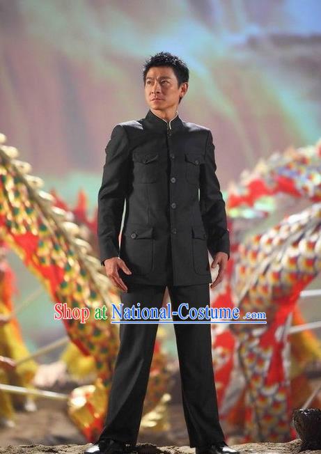 Traditional Ancient Chinese Costume, Chinese Style Tang Suit Mao Suit Ancient Chinese Tunic Suit Sun Yat Sen Suit for Men