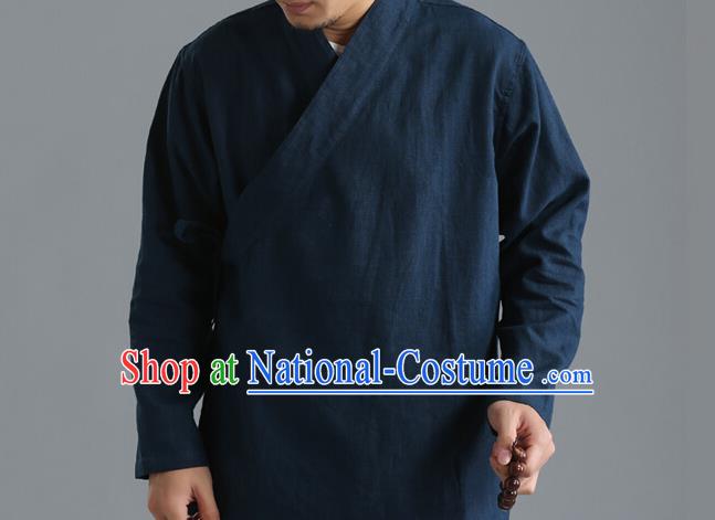 Top Chinese National Tang Suits Frock Costume Martial Arts Kung Fu Training Uniform Kung fu Unlined Upper Garment Chinese Male Zen Suit Gongfu Shaolin Wushu Clothing for Men