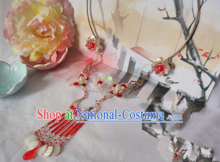 Chinese Ancient Style Hair Jewelry Accessories Hairpins Headwear Headdress Hair Fascinators for Women