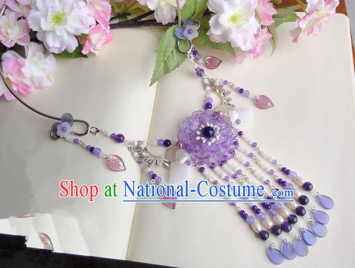 Chinese Ancient Style Hair Jewelry Accessories Hairpins Headwear Headdress Hair Fascinators for Women