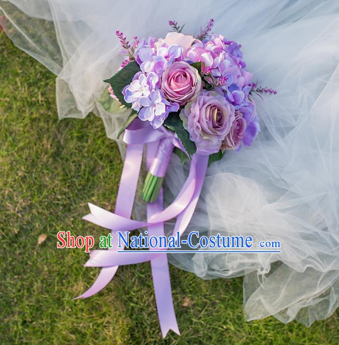 Top Grade Classical Wedding Silk Flowers Bride Wrist Flowers Bracelet Flowers Groom Corsage Brooch Flowers