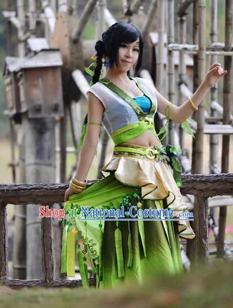 Chinese Cartoon Character Cosplay Costumes Complete Set for Women