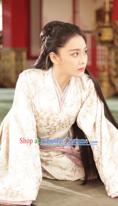 Traditional Ancient Chinese Imperial Consort Costume, Elegant Hanfu Palace Lady Dress Clothing, Chinese Warring States Period Imperial Princess Clothing for Women