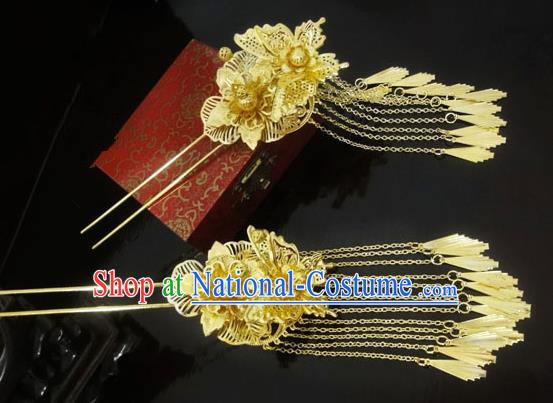 Traditional Handmade Chinese Ancient Classical Hair Accessories Barrettes Hairpin, Imperial Emperess Hair Jewellery, Hair Fascinators Hairpins for Women