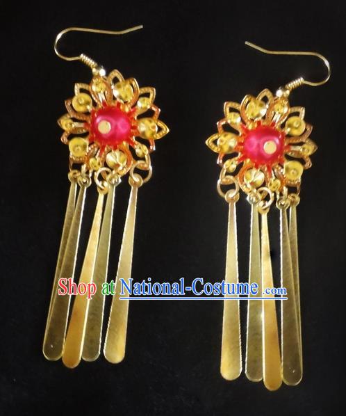 Traditional Handmade Chinese Ancient Classical Wedding Earrings for Women