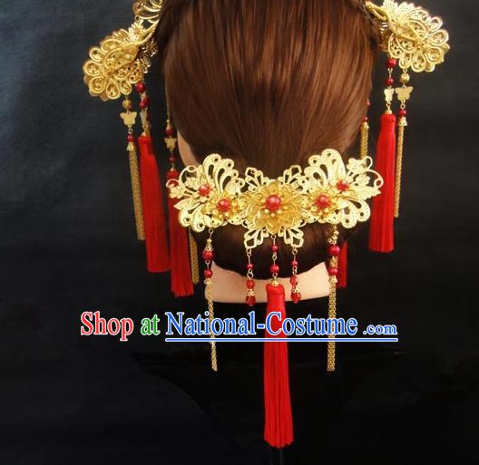 Handmade Chinese Classical Hair Accessories Barrettes Hairpin Hair Sticks Hair Jewellery Hairpins